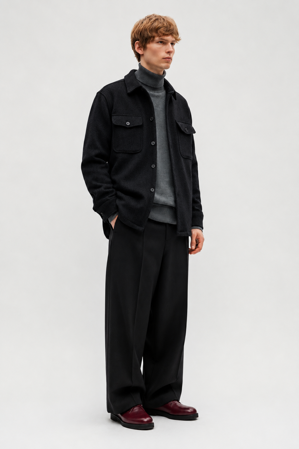 Black AirWeave Co-Ord Set