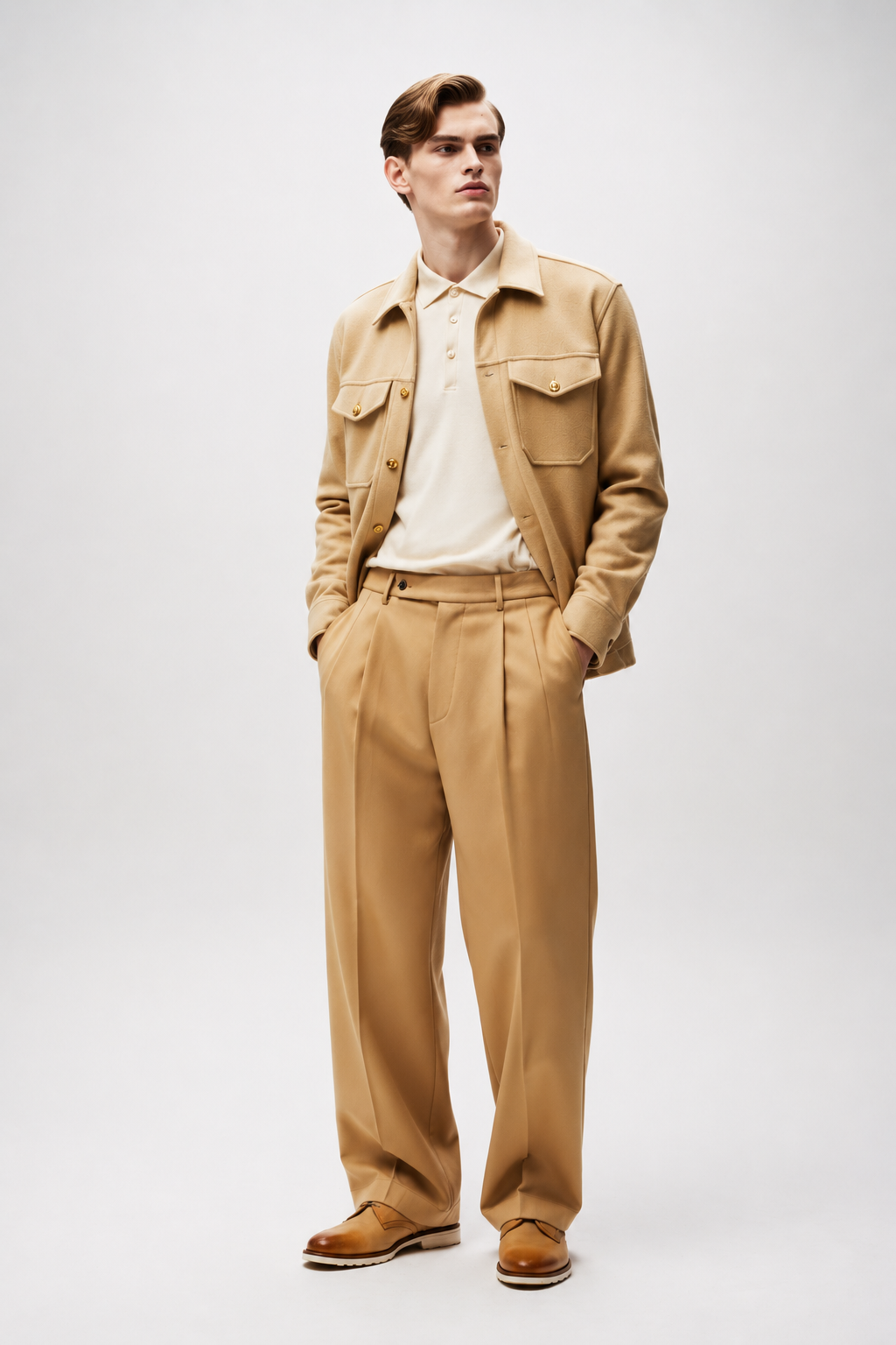 Golden Beige Co-Ord Set