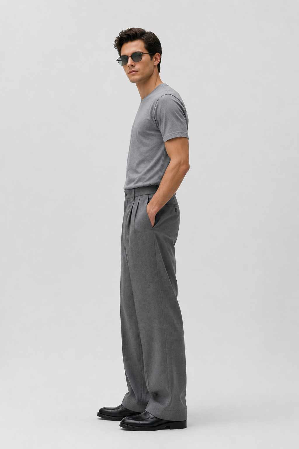 Grey Crew Co-Ord Set