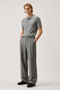 Grey Polo Co-Ord Set