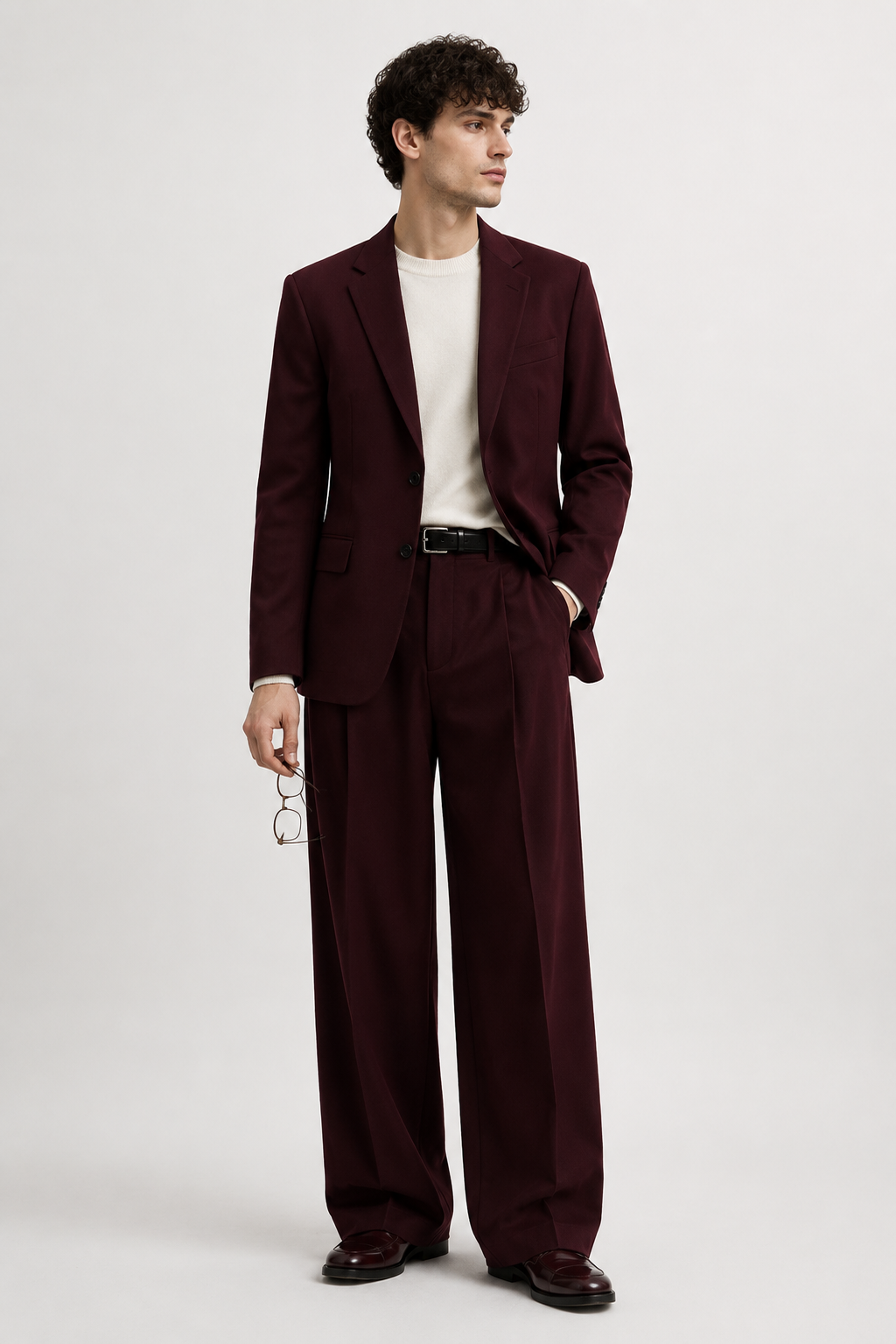 Maroon Suit Set