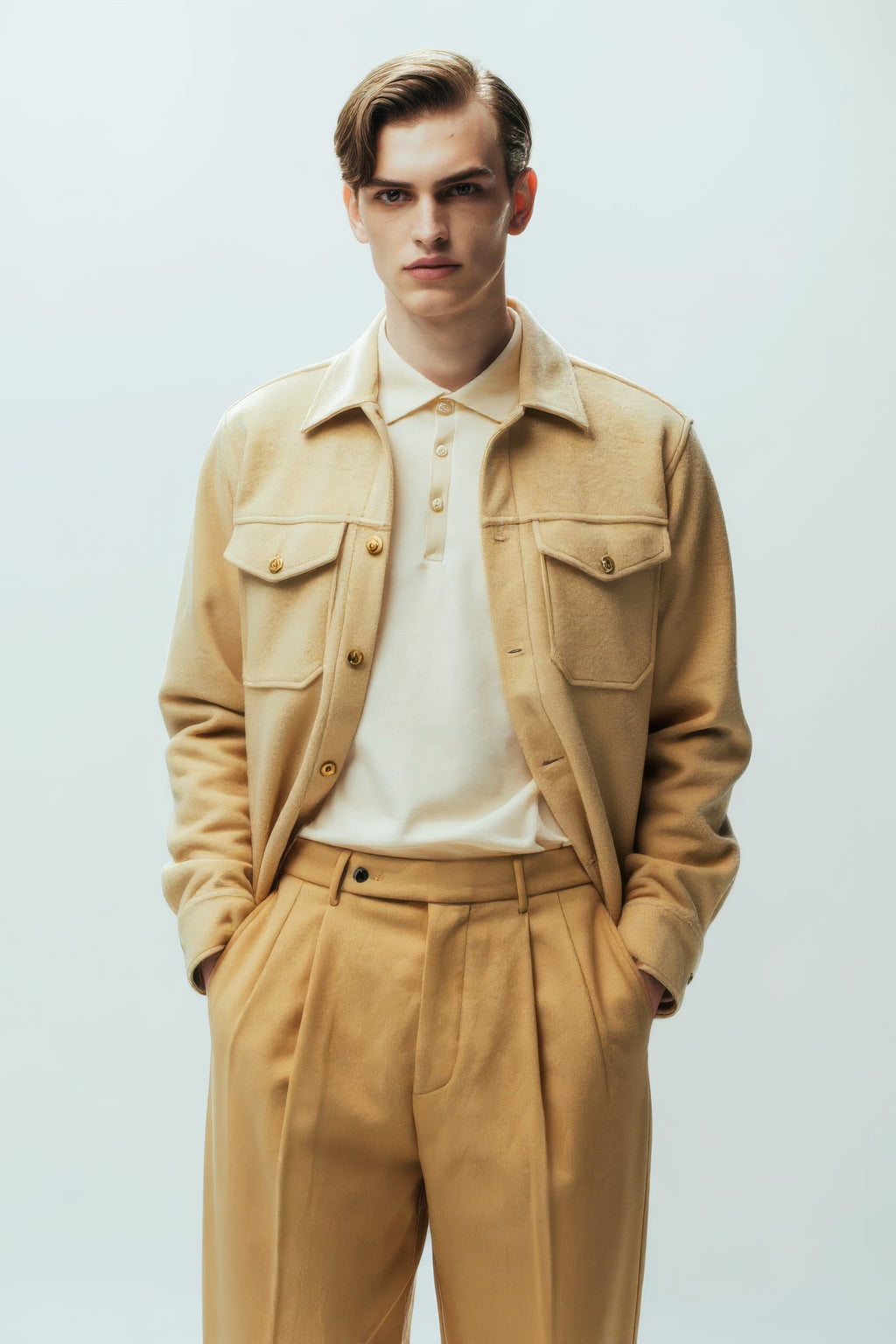 Golden Beige Co-Ord Set