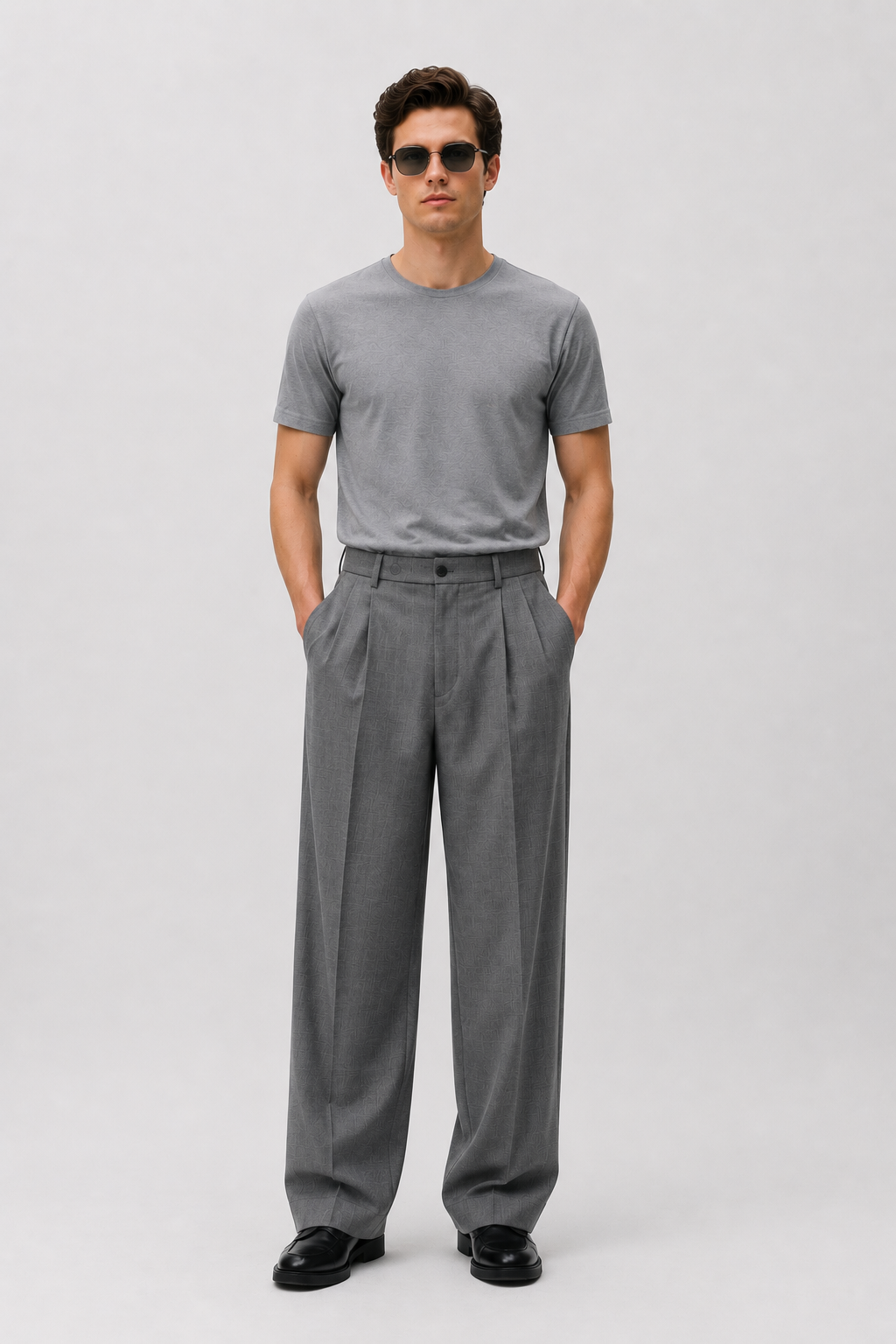 Grey Crew Co-Ord Set