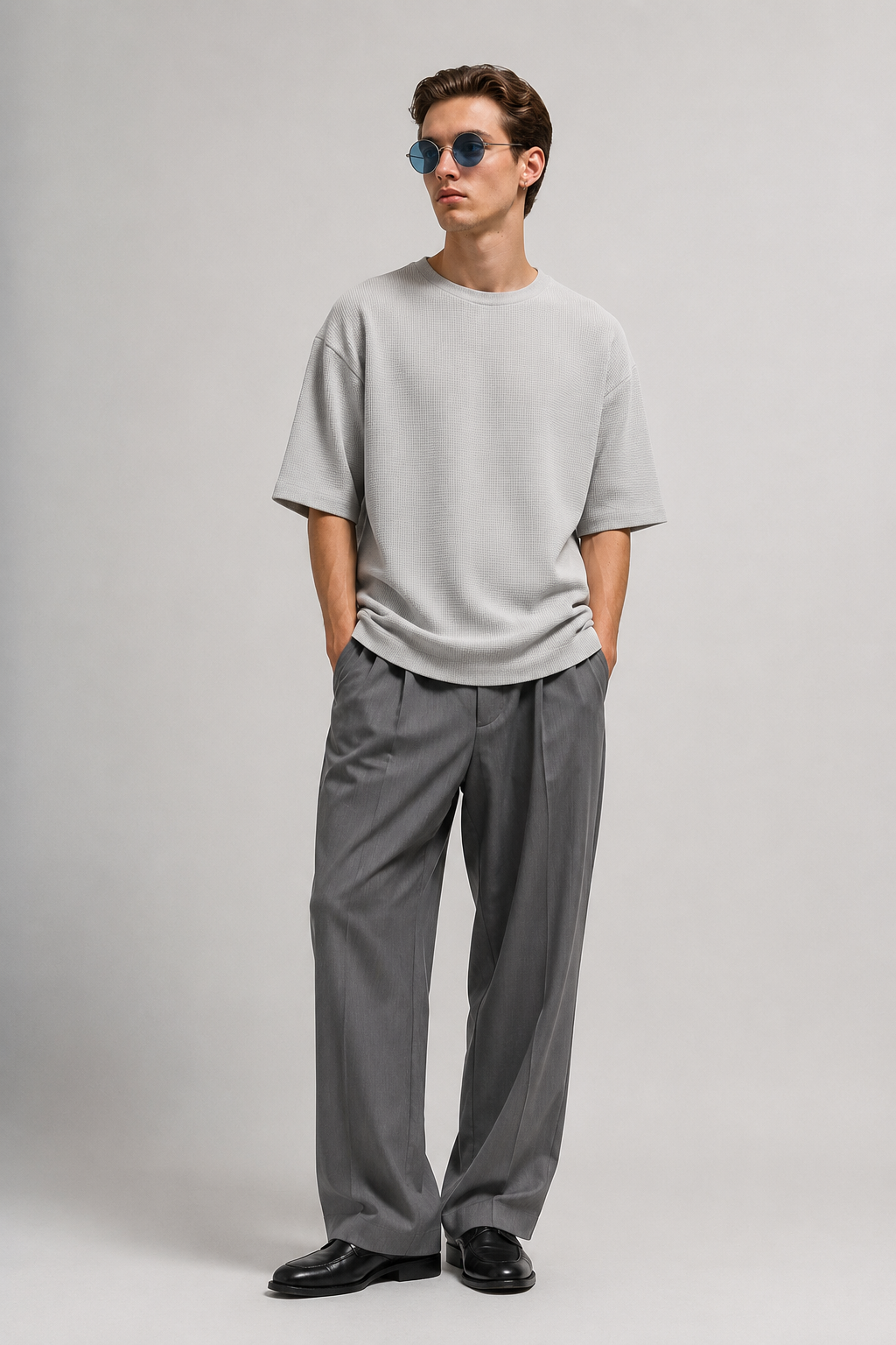 Grey Waffle Jersey