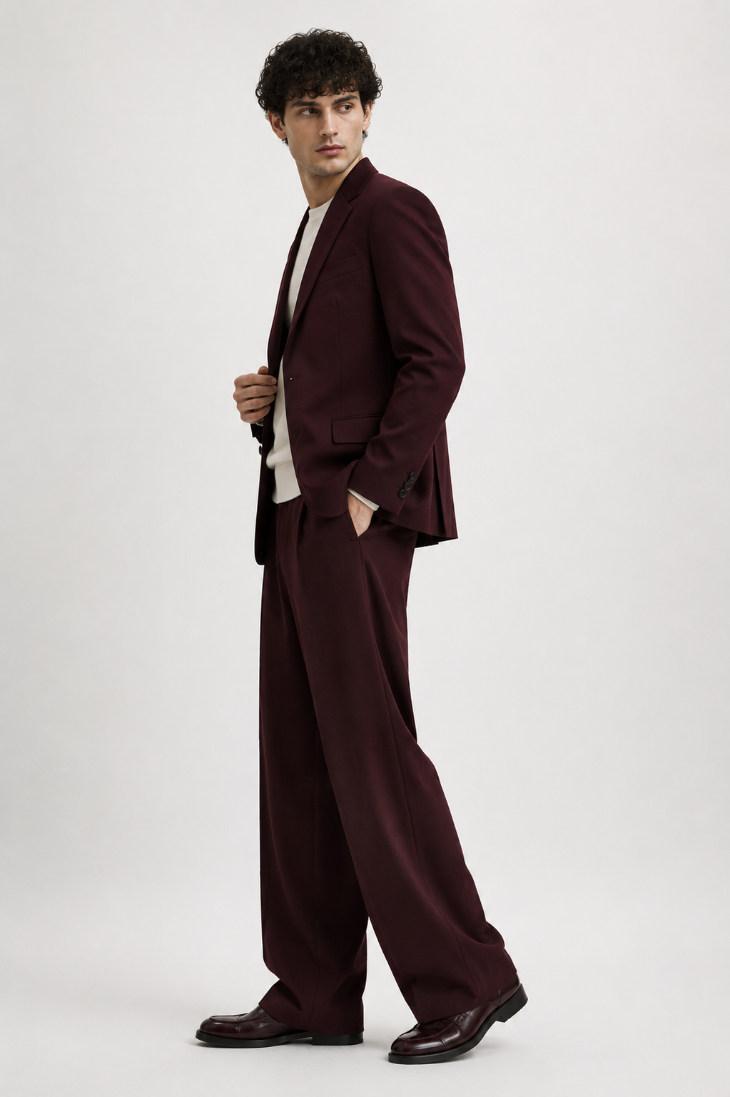 Maroon Suit Set