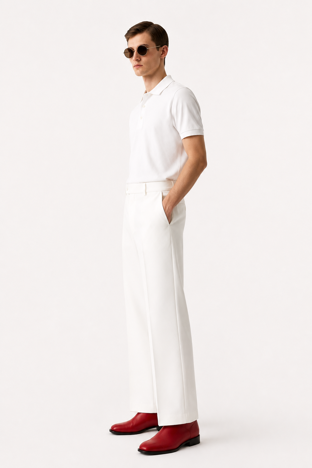 White Polo Co-Ord Set