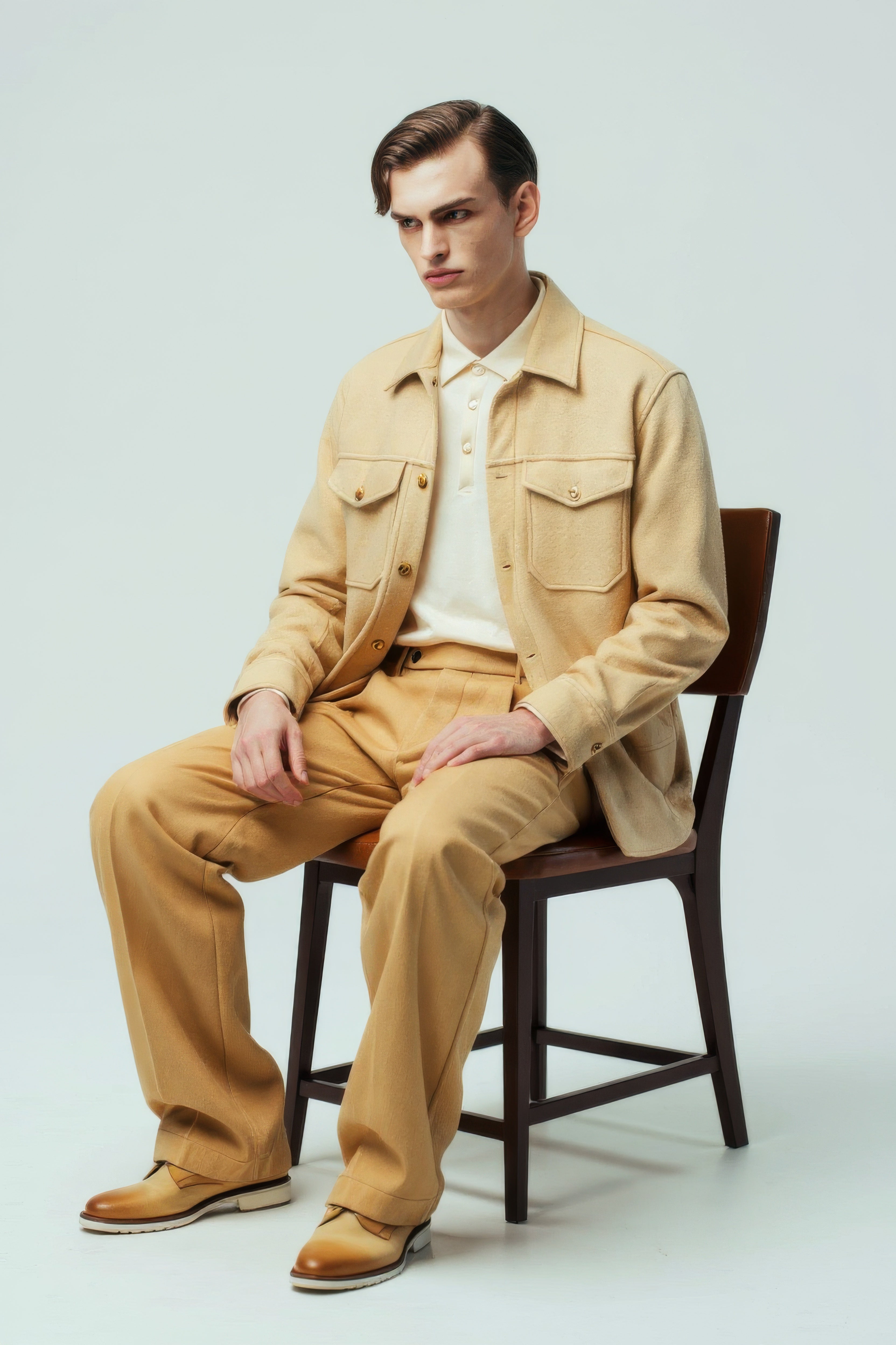 Golden Beige Co-Ord Set