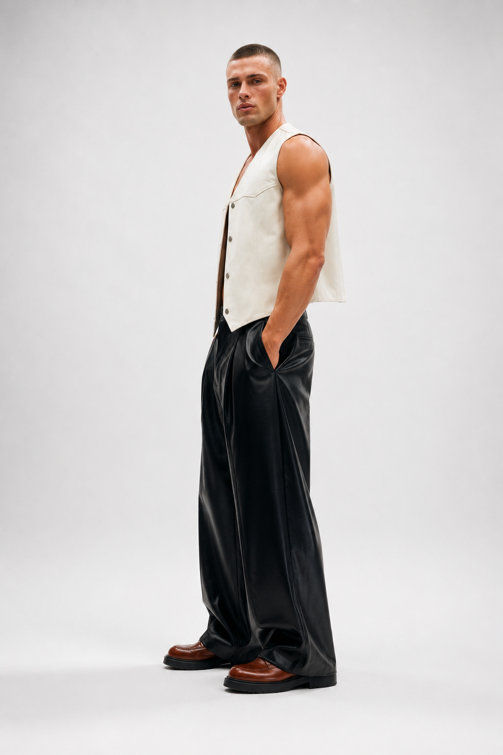 Black Leather Pants