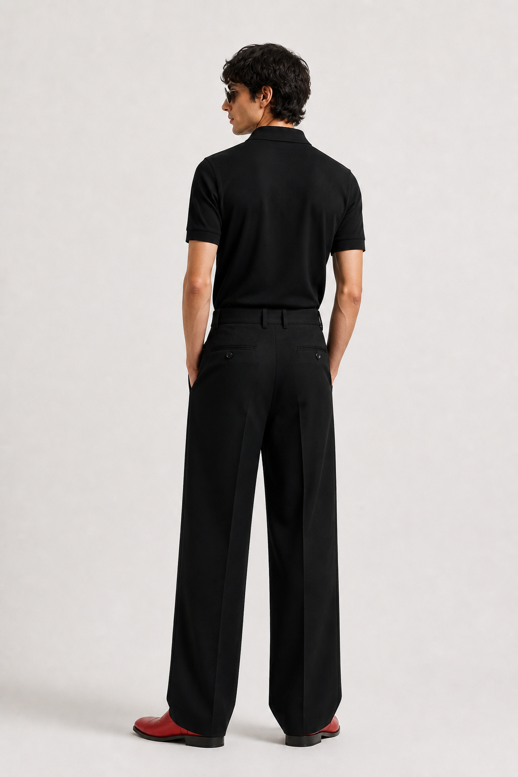 Black Polo Co-Ord Set
