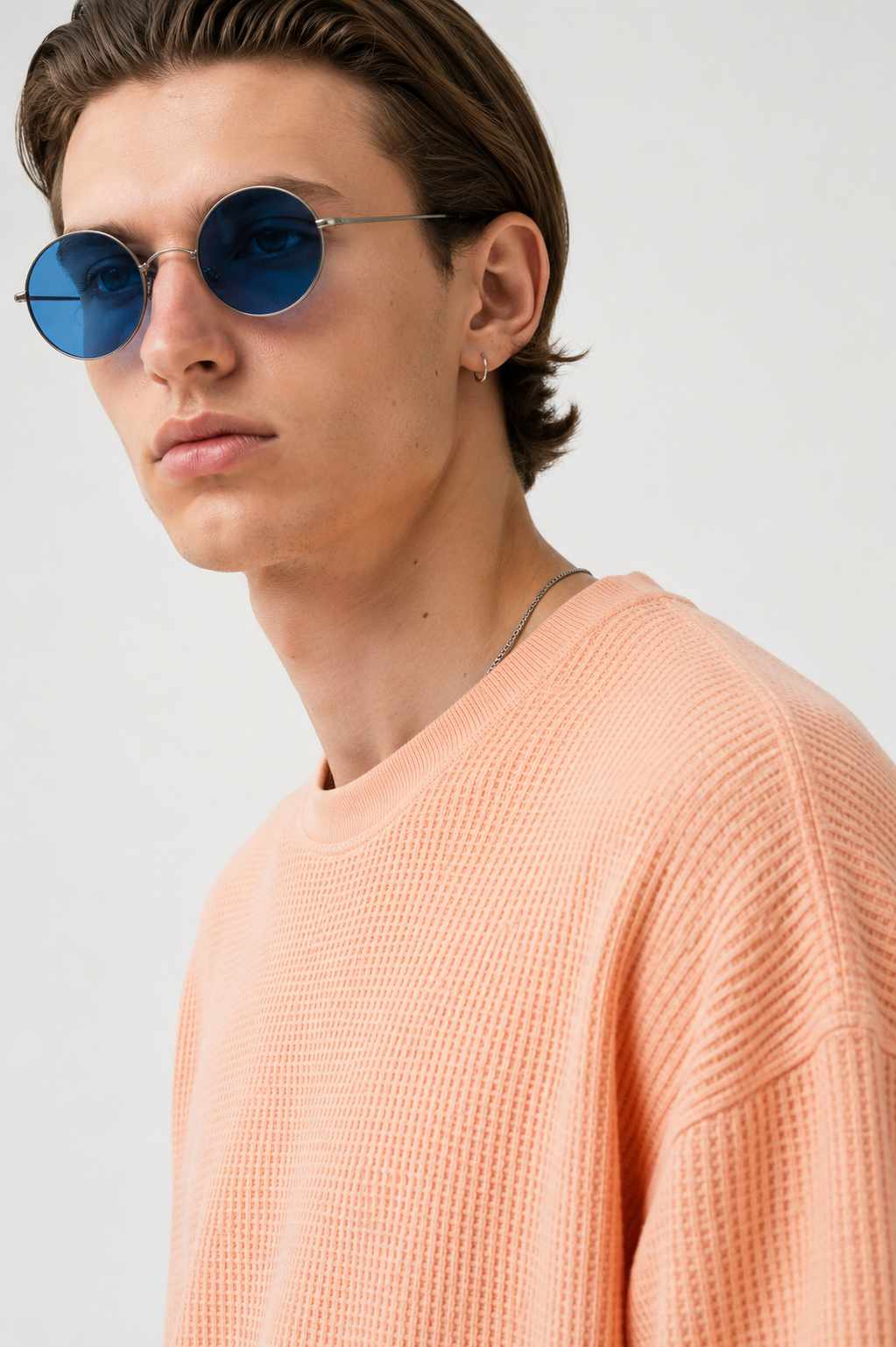 Peach Waffle Jersey
