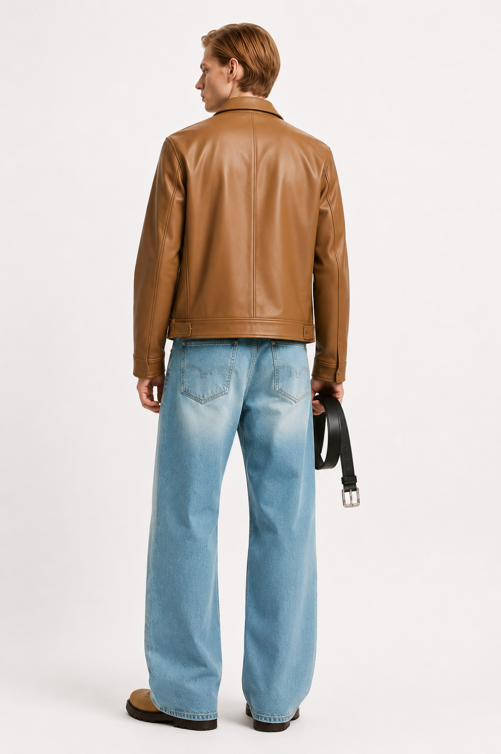 Tan Nappa Leather Jacket
