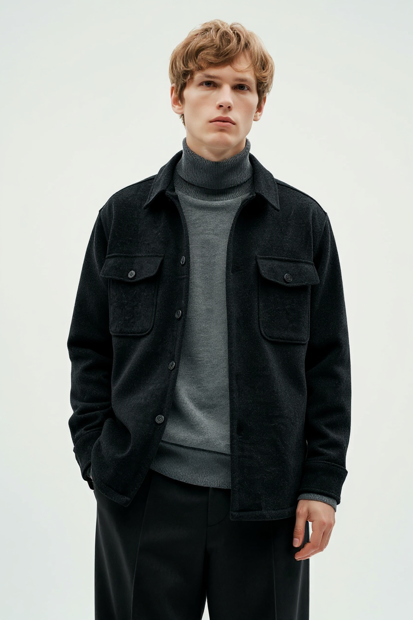 Black AirWeave Co-Ord Set