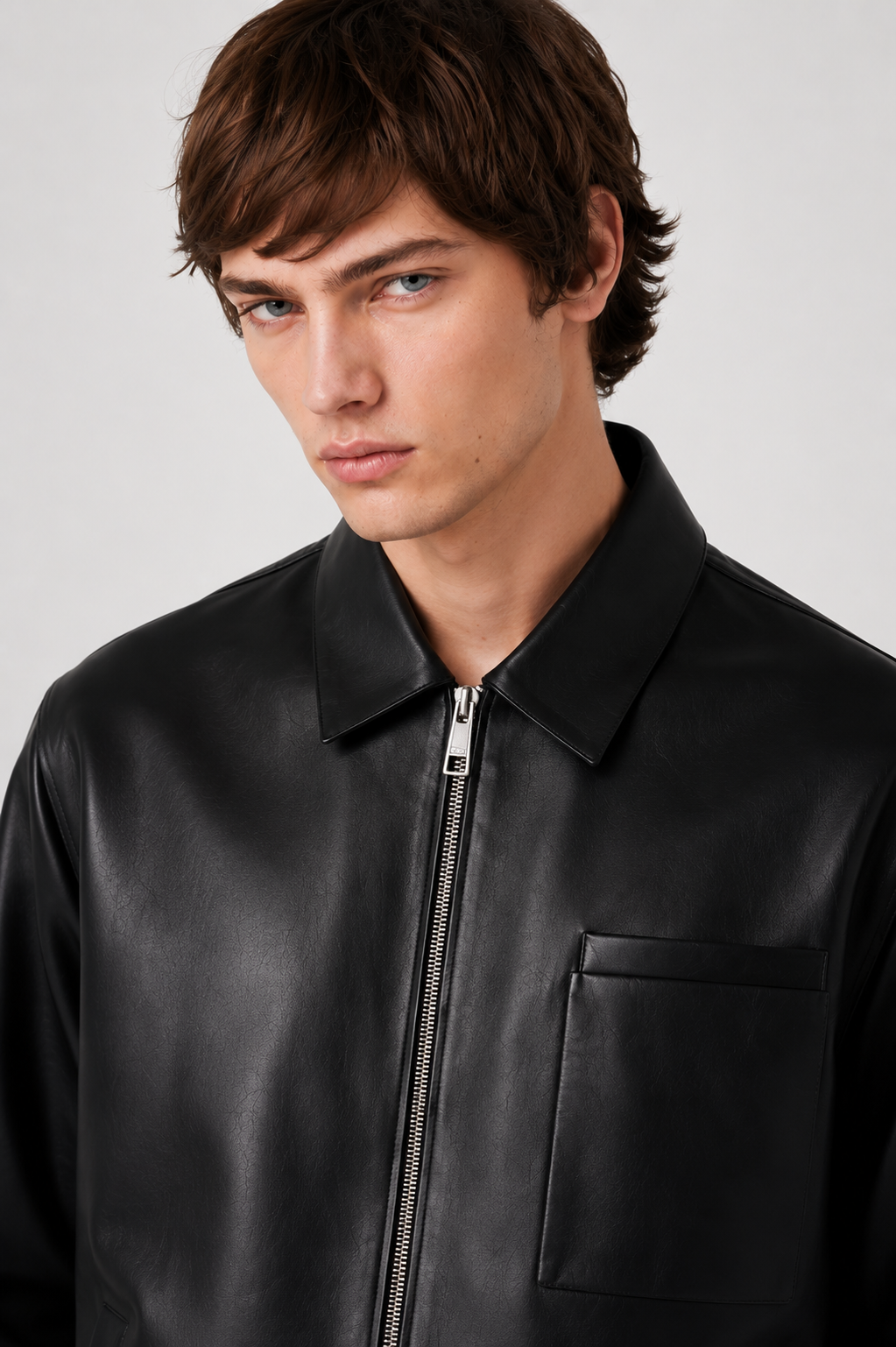 Black Nappa Leather Jacket