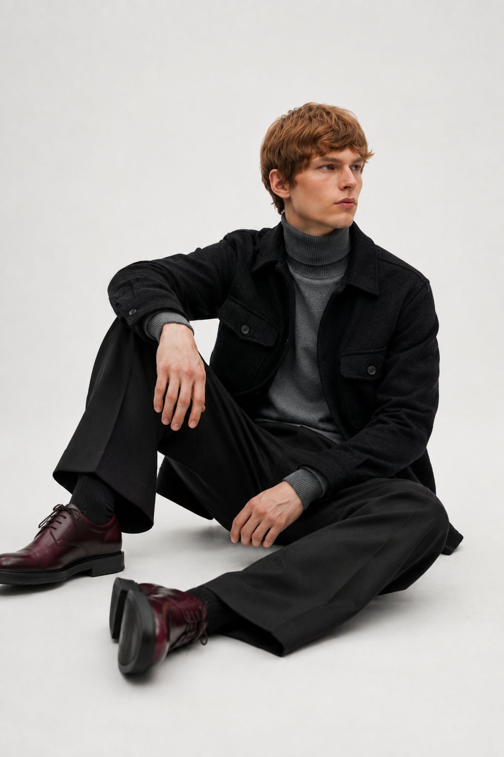 Black AirWeave Co-Ord Set
