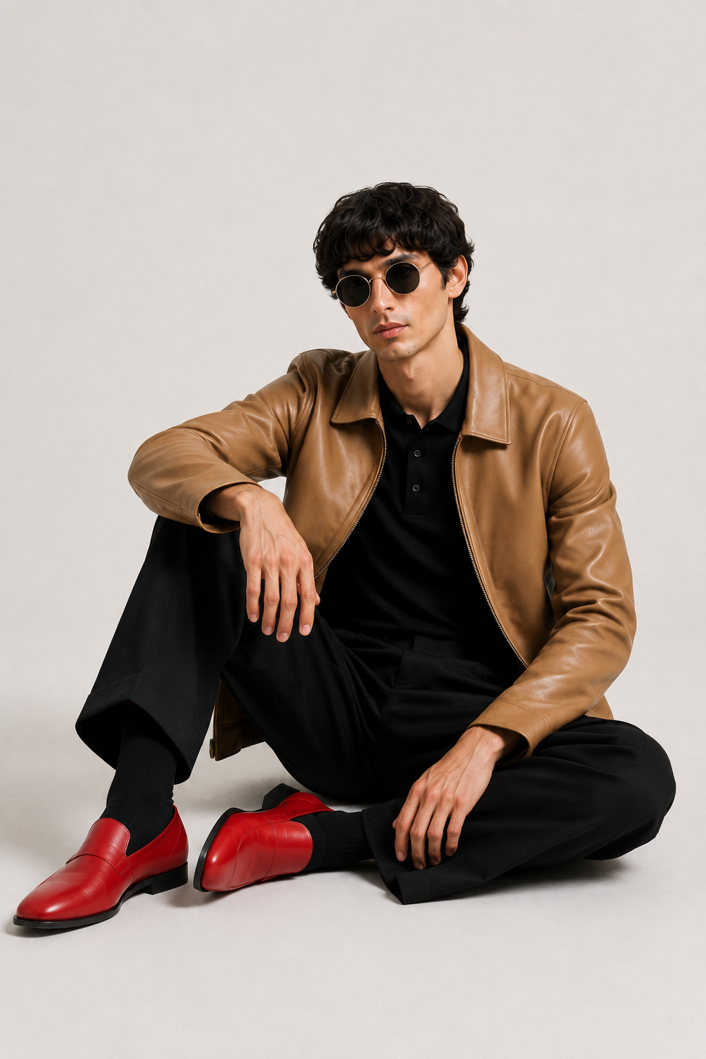 Black Polo Co-Ord Set