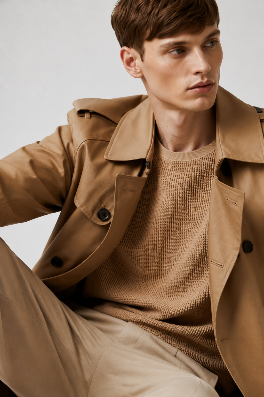 Beige Trench Coat