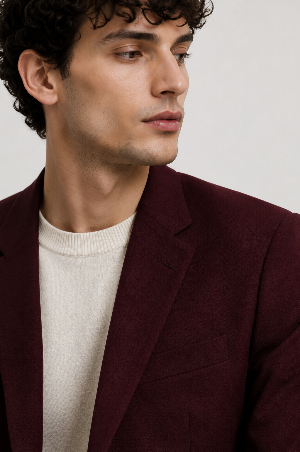 Maroon Suit Set